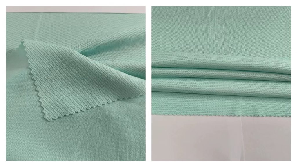 Hangzhou Kangman Textile Co., Ltd.100% Polyester Pique Fabric for Shirt