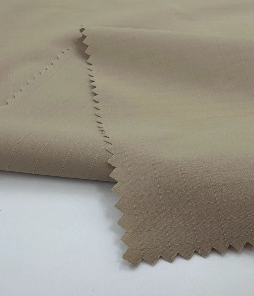 Hangzhou Kangman Textile Co., Ltd.30D*50D Weft Elastic Plaid Fabric