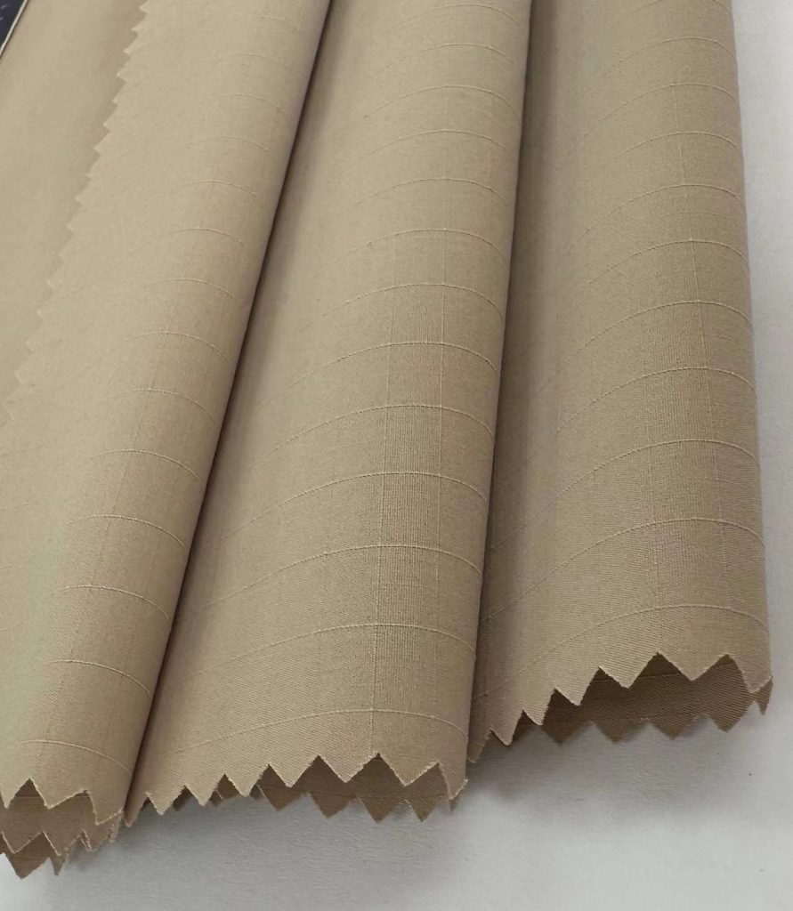 Hangzhou Kangman Textile Co., Ltd.30D*50D Weft Elastic Plaid Fabric