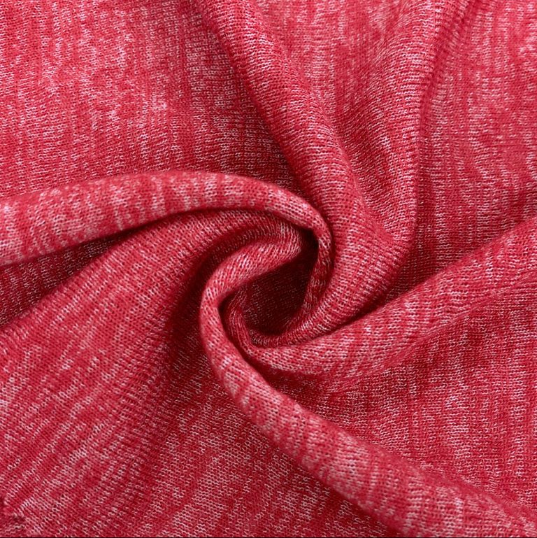 Rayon polyester recycled knitted fabric