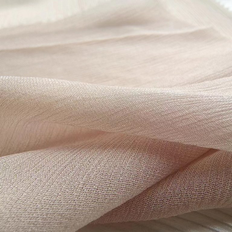Silk Crinkle Rayon Fabric 100%V For Skirts, Shirts, Clothing Accessories