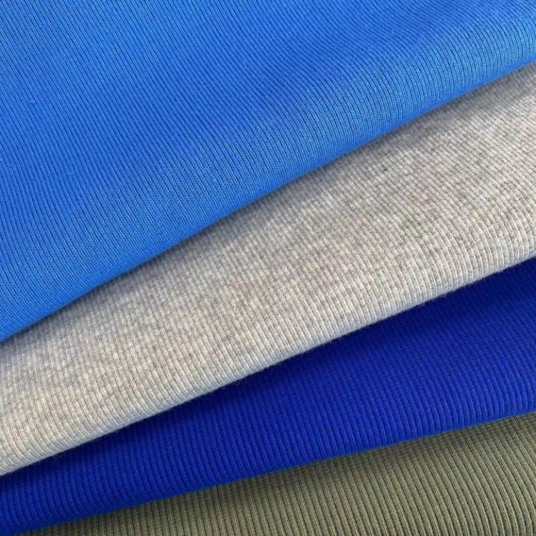 2*2 Polyester Cotton Ribbed Knitted Fabric-kangman