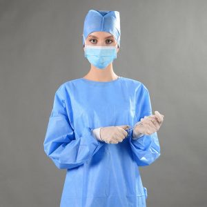 Disposable-Eo-Sterile-Surgical-Gown-with-Knitted-Cuff-Reinforced-Medical-Gowns