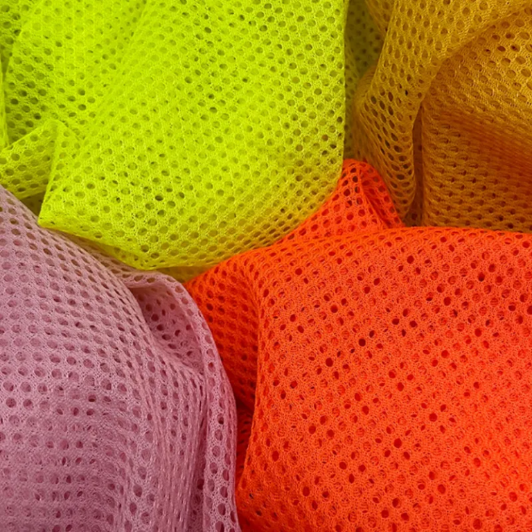 100% Polyester Mesh Fabric Outdoor Breathable Knitted Fabric for Garment Lining-kangman