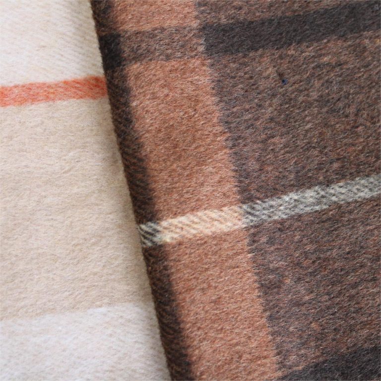 Polyester Woolen Plaid Fabric