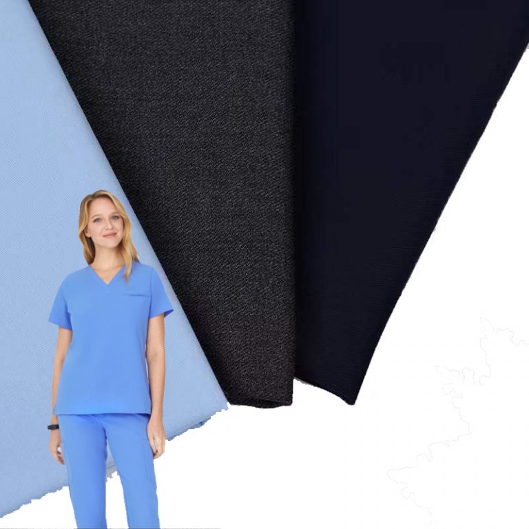 TR 4 Way Stretch Twill Uniform Fabric for Hospital