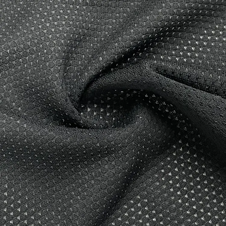 Double Faced Polyester Jacquard Mesh Fabric