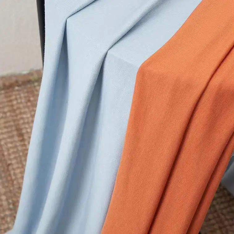 Pure Silk Jersey Stretch Fabric