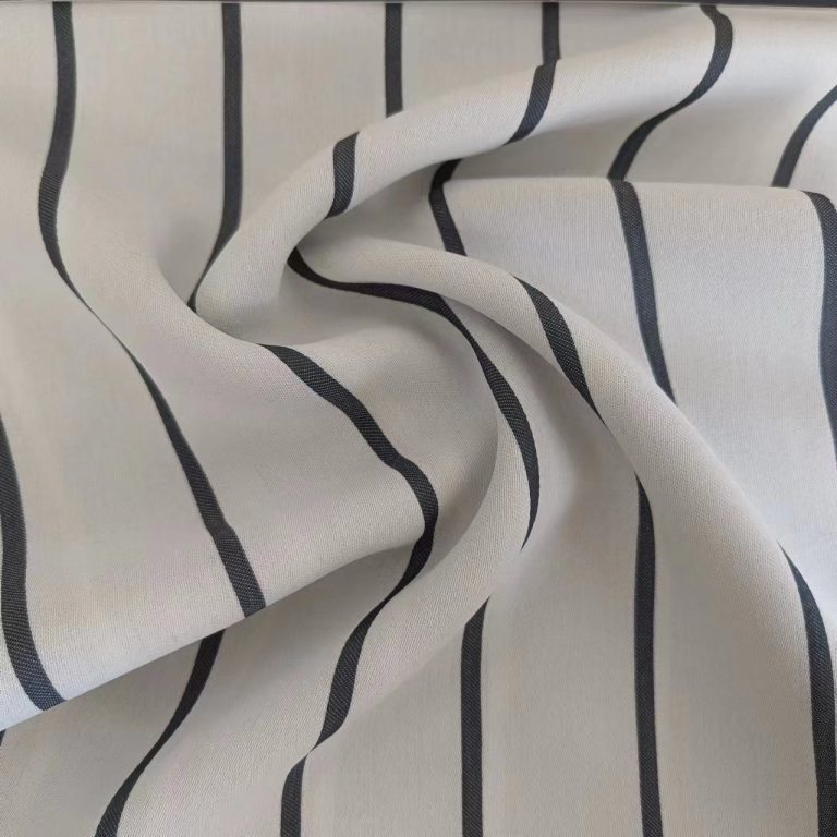 Wide Strip Polyester Viscose Fabric