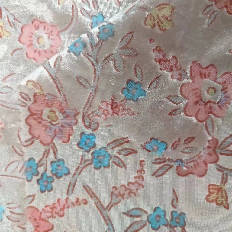 Nylon Viscose Print Women Fabric