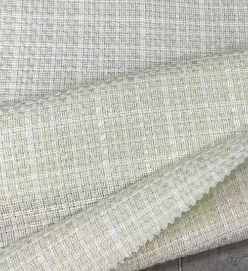 Polyester Plaid Women's Clothing Fabric