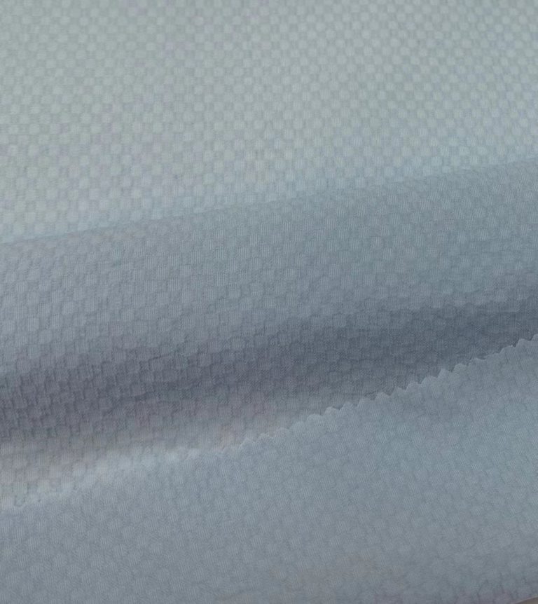Nylon Tencel Bubble Plaid Fabric